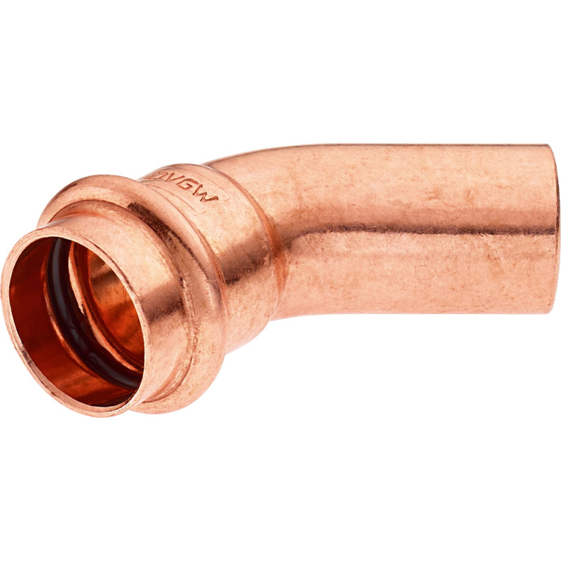 Lisovací oblouk typ IA měděný 45°, pr 22 mm x 22 mm, 1 ks