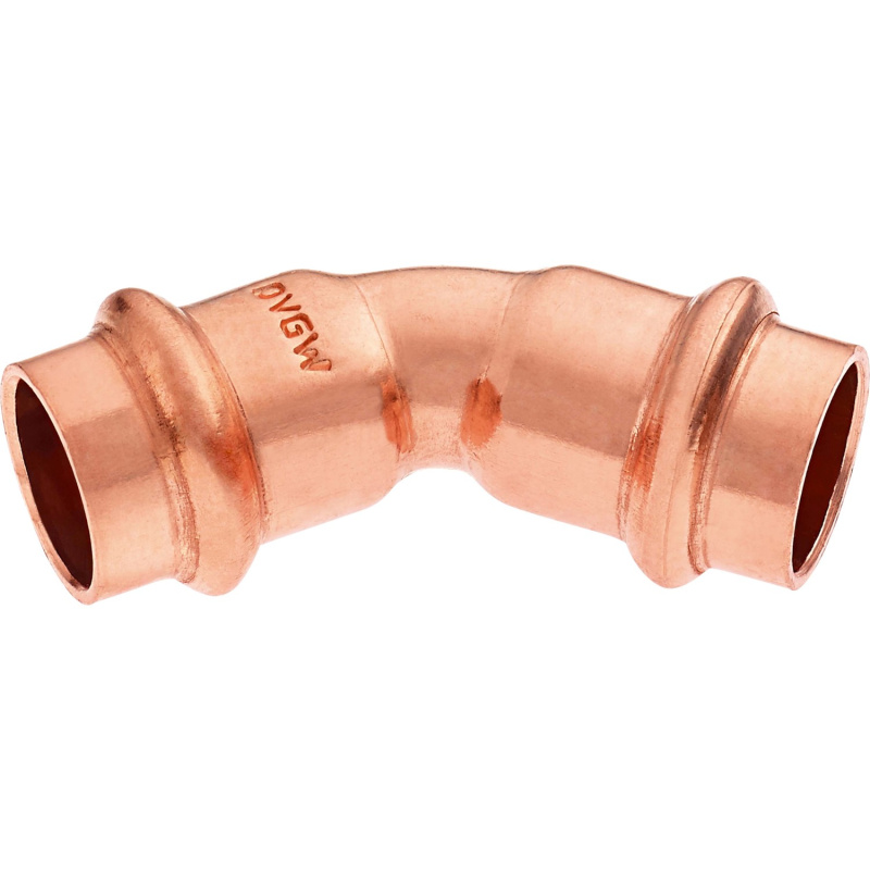 Lisovací oblouk typ II měděný 45°, pr. 15 mm, 1 ks