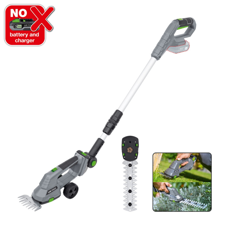 LUX-TOOLS 1 PowerSystem Aku teleskopické nůžky na trávu a keře A-GS-20/20T Solo