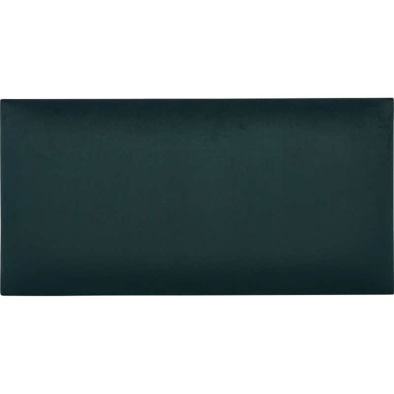 Nástěnný polstr obdélník 60 cm x 30 cm tmavě zelený sametový