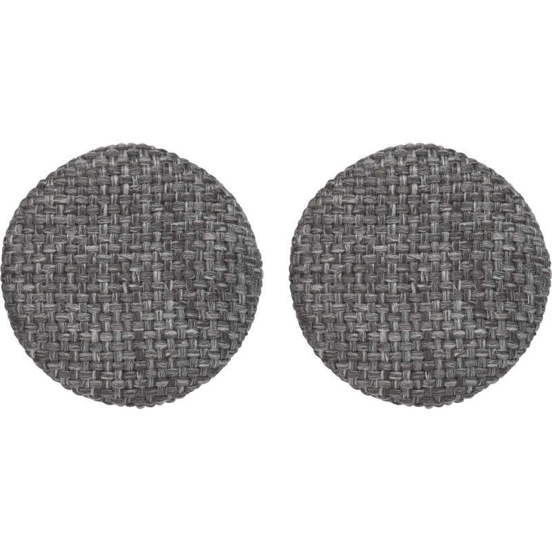 Magnetické knoflíky tmavě šedé strukturované pro nástěnné polstry