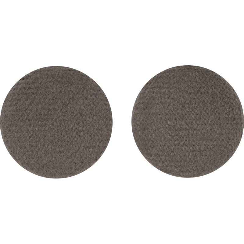Magnetické knoflíky tmavě šedé sametové pro nástěnné polstry