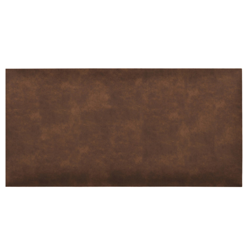 Textilní nástěnný panel ve vzhledu kůže Preston 240, hnědá, 60 x 30 cm