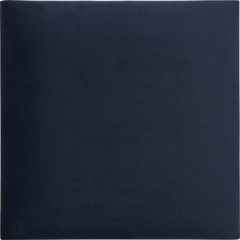 Nástěnný polstr čtverec 30 cm x 30 cm tmavě modrý sametový