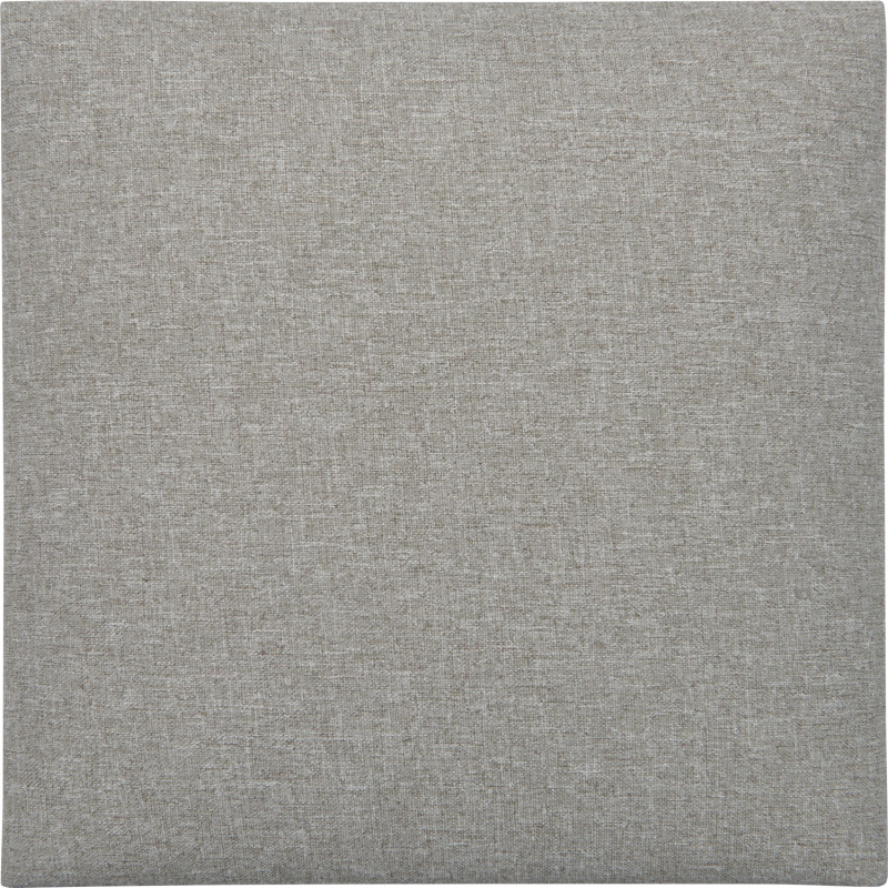 Nástěnný polstr čtverec 30 cm x 30 cm světle šedý strukturovaný