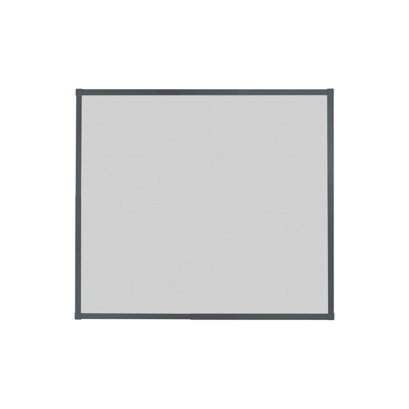 Rám na okná s ochrannou sítí proti hmyzu, antracitový, max. 120 x 140 cm