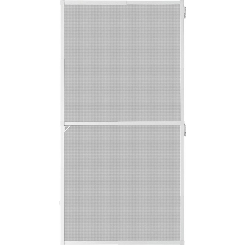 Dveřní rám hliníkový teleskopický vč. sítě, bílý, 210 x 100 cm