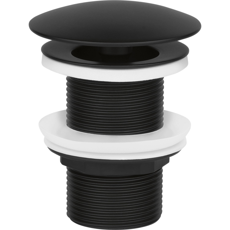 baliv Umyvadlová výpusť pevná SV-3420, matná černá, 5/4"