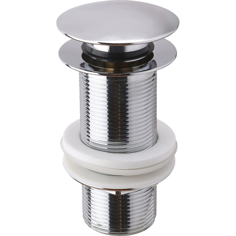 Sanpre Push-to-open umyvadlová výpusť lesklý chrom 10 cm (1 1/4")