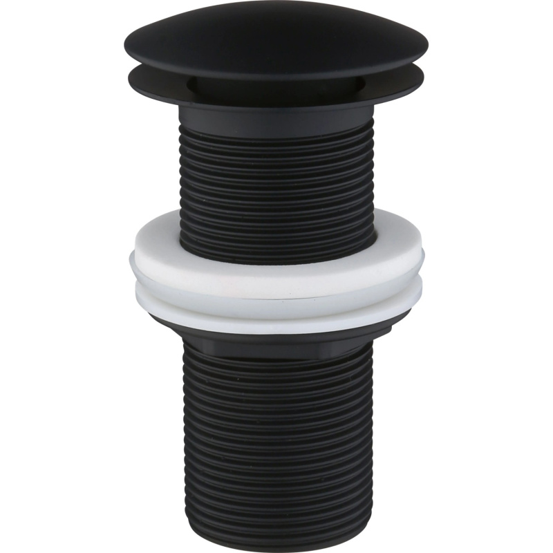 Sanpre Push-to-open umyvadlová výpusť černá matná 10 cm (1 1/4")