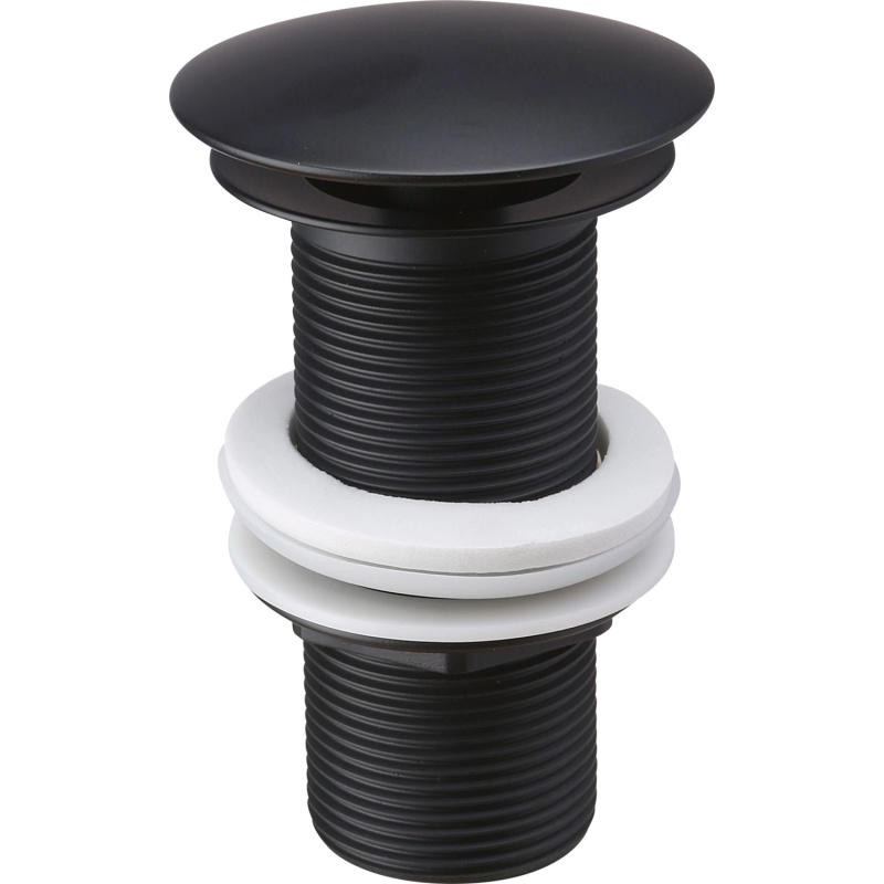 Sanpre Umyvadlová výpusť černá matná 10 cm (1 1/4")