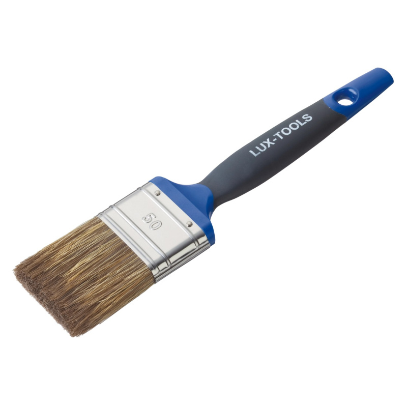 LUX Plochý štětec na lazuru s rukojetí Softgrip 50 mm
