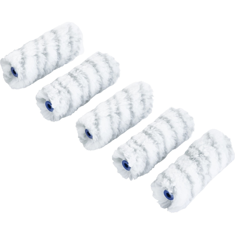 LUX-TOOLS Váleček na vodou řed.barvy struktur.povrchy polyester šedá, 11 cm, 5ks