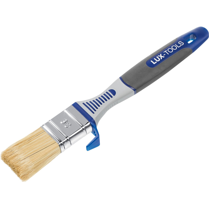 LUX-TOOLS PRO Plochý štětec na vodou ředitelné barvy 3K s háčkem, 30 x 9 mm