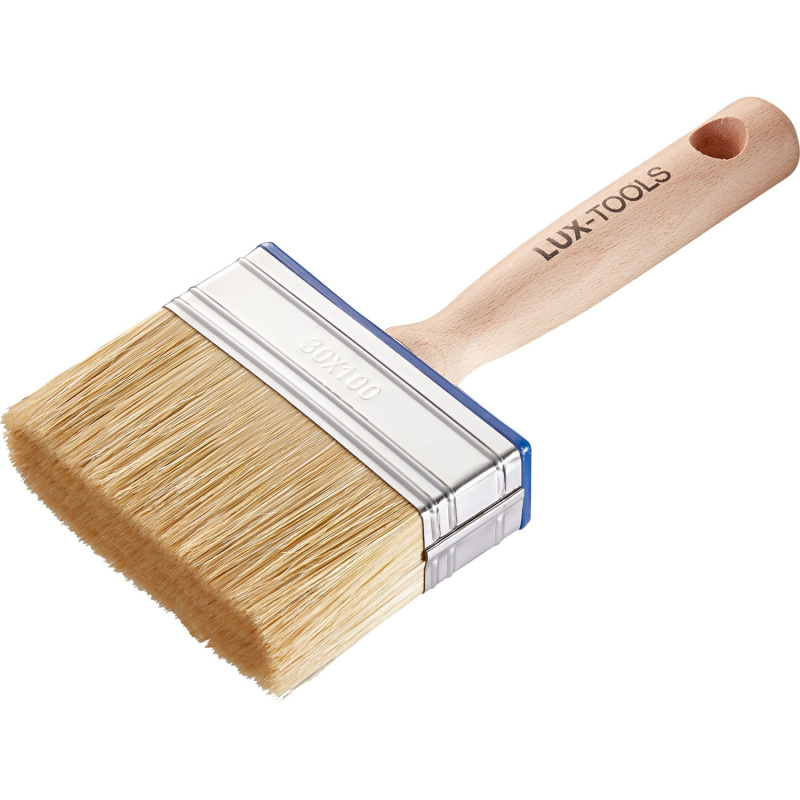 LUX-TOOLS PRO Pološtětka na vodou řed.barvy, dřevěná rukojeť, 100 x 30 mm