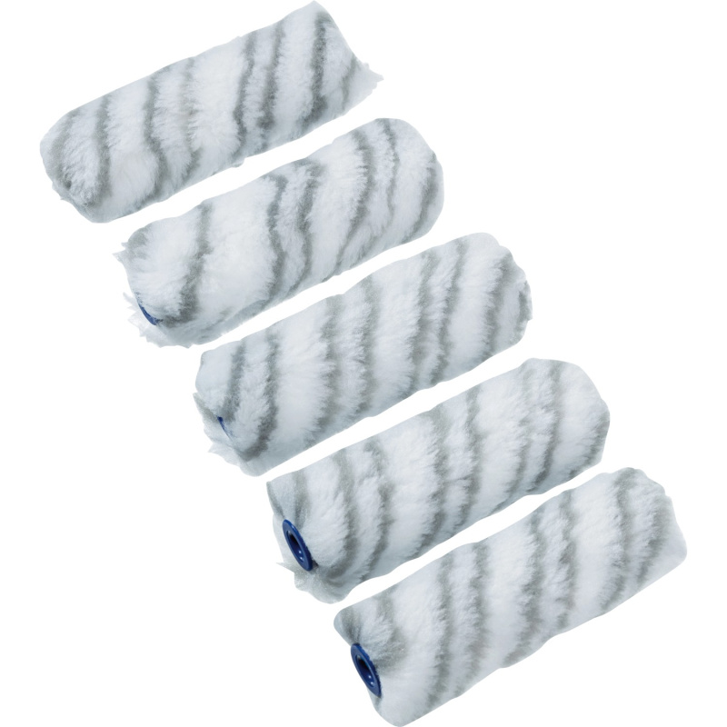 LUX-TOOLS Váleček na vodou řed.barvy hladké povrchy šedá, 10 cm, 5 ks