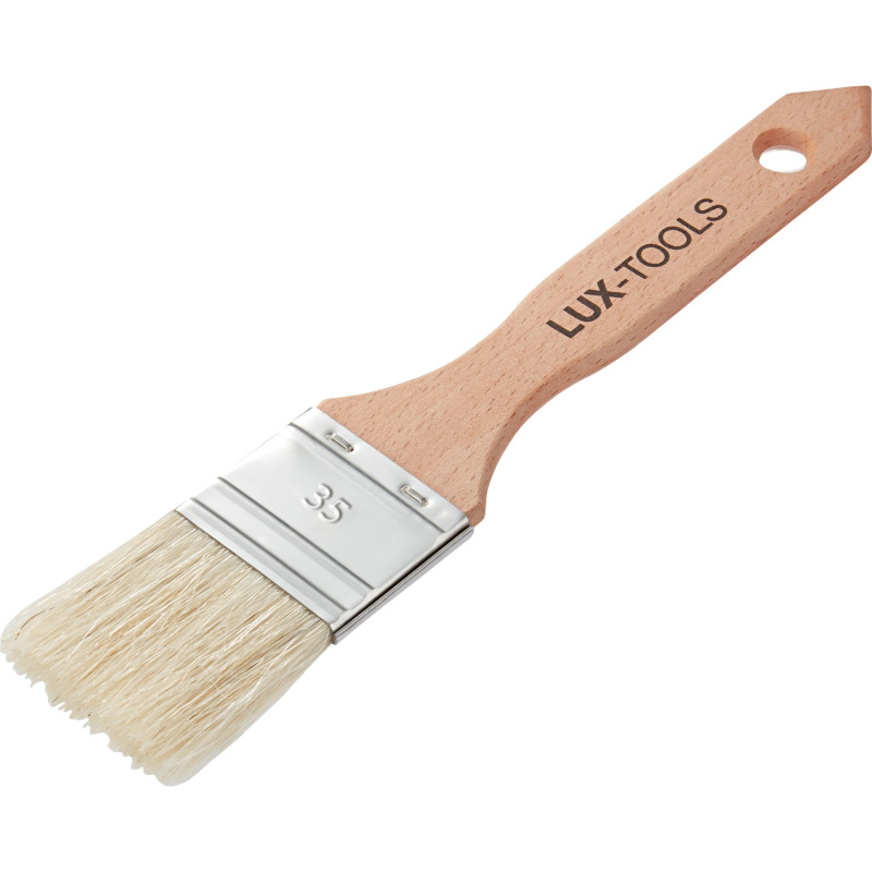 LUX-TOOLS Retušovací štětec, dřevěná rukojeť, 35 mm