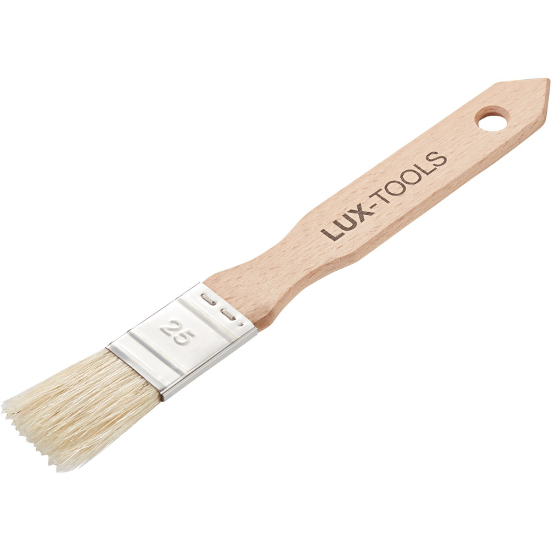 LUX-TOOLS Retušovací štětec, dřevěná rukojeť, 25 mm