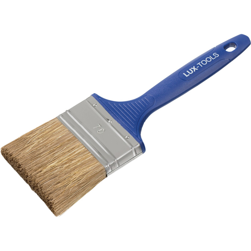 LUX-TOOLS Plochý štětec lazurovací, 70 x 6 mm