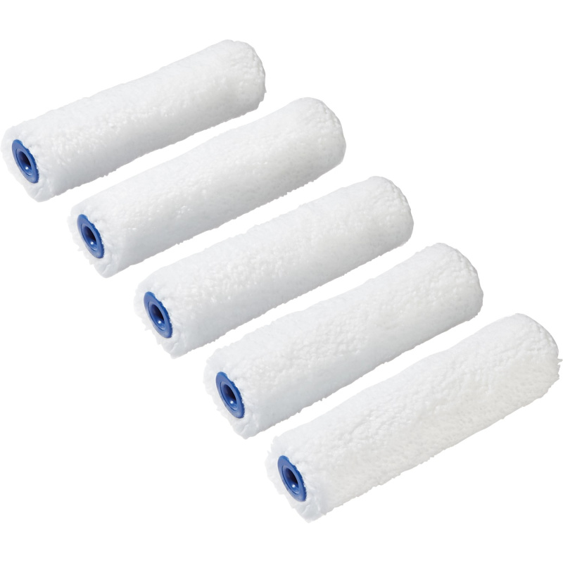 LUX-TOOLS Lazurovací váleček z mikrovlákna, 10 cm, 5 ks