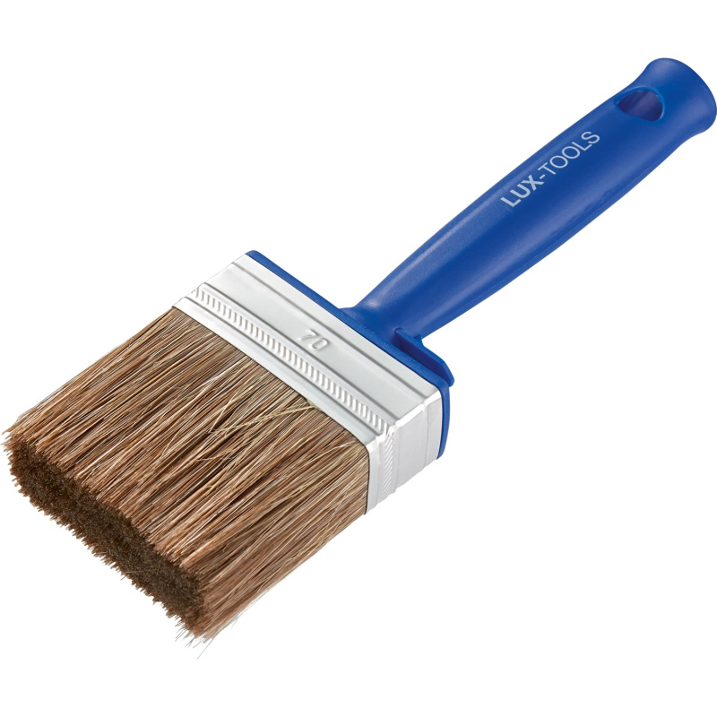 LUX-TOOLS Plochý štětec na lazury, 70 x 30 mm