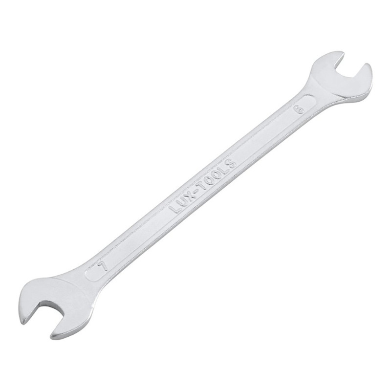 LUX-TOOLS Plochý klíč otevřený oboustranný 6 x 7 mm