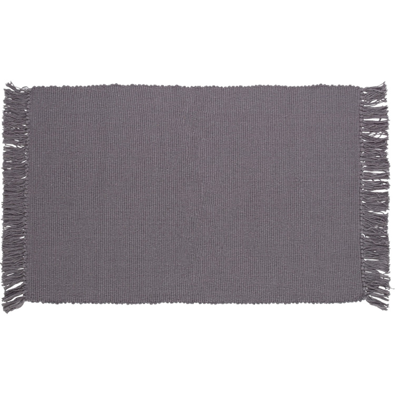 OBI Bavlněný koberec Uni tmavě šedý 50 x 80 cm