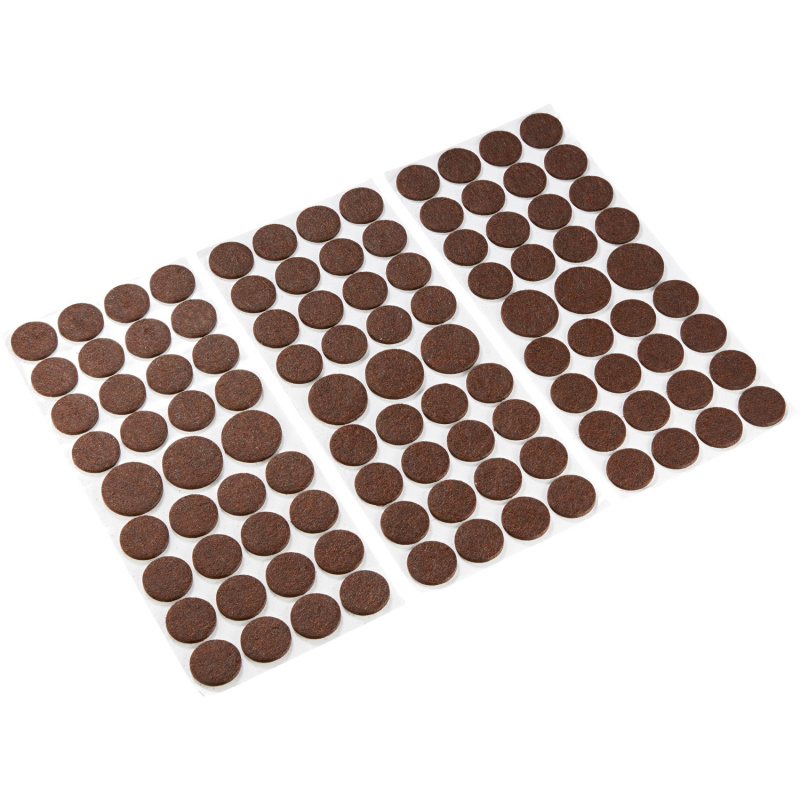 Sada plstěných podložek CLS 105dílná hnědá