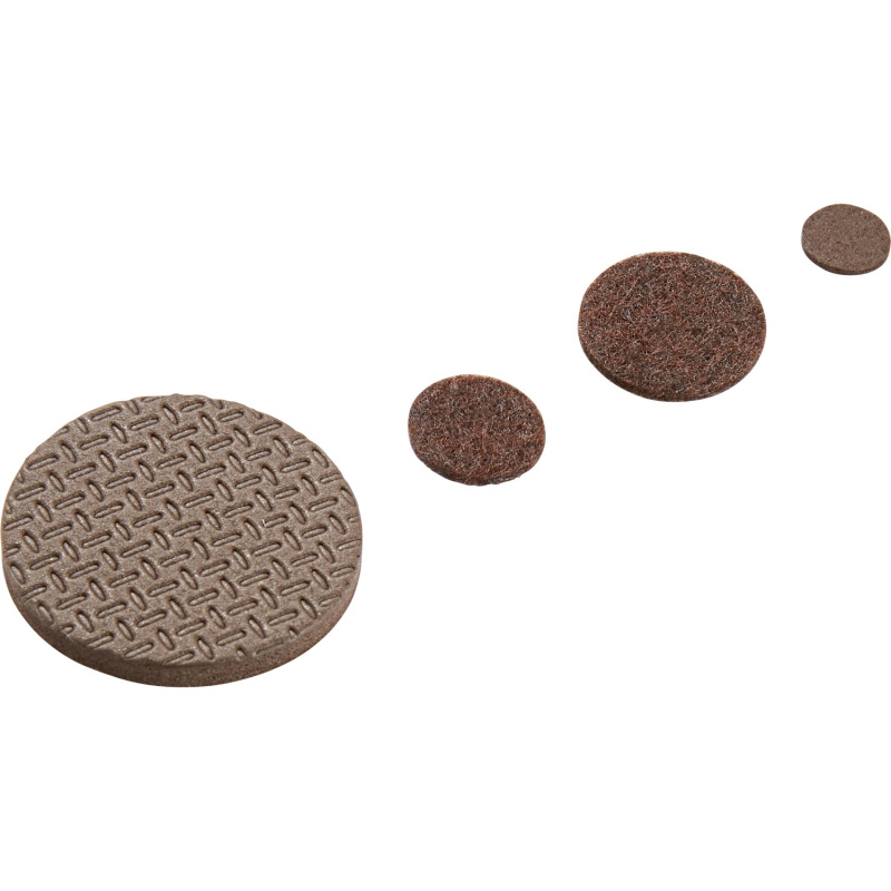 Sada plstěných podložek 131dílná hnědá