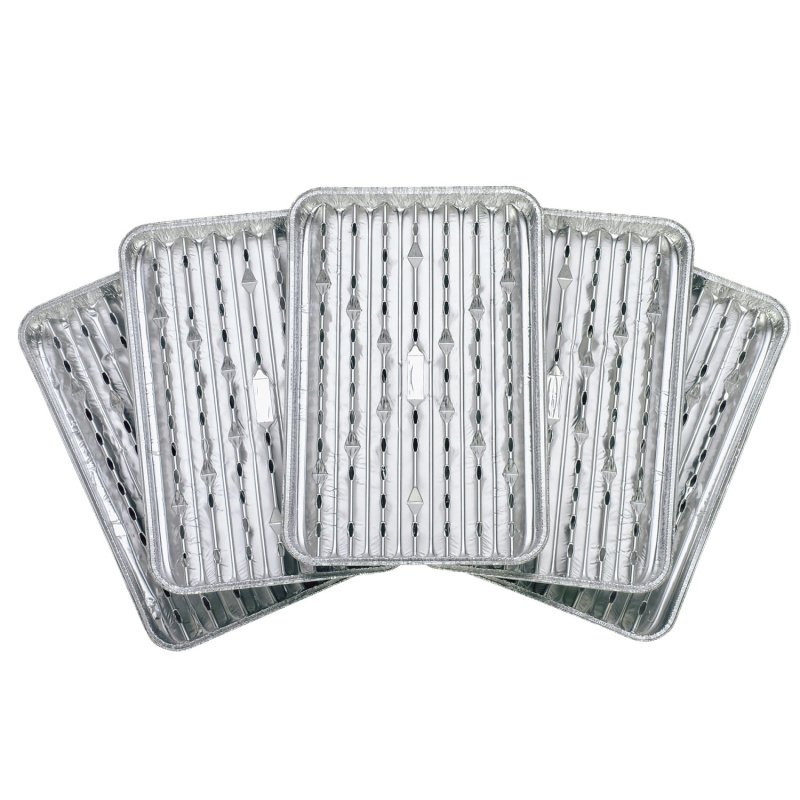 OBI Grilovací tácek 34 x 23 x 2,7 cm, 5 ks