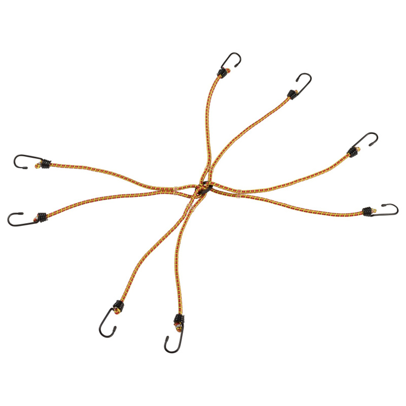 Zavazadlový pavouk s kovovými háky 8ramenný ramena průměr 8 mm x 80 cm