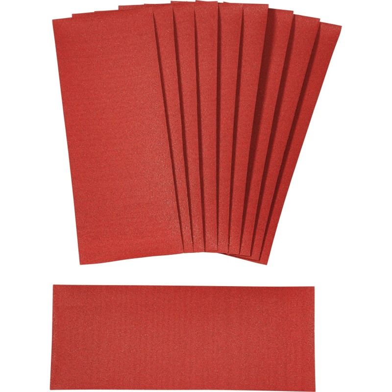 LUX Brusný papír Classic K80 neděrovaný, 10 ks, 93 x 230 mm