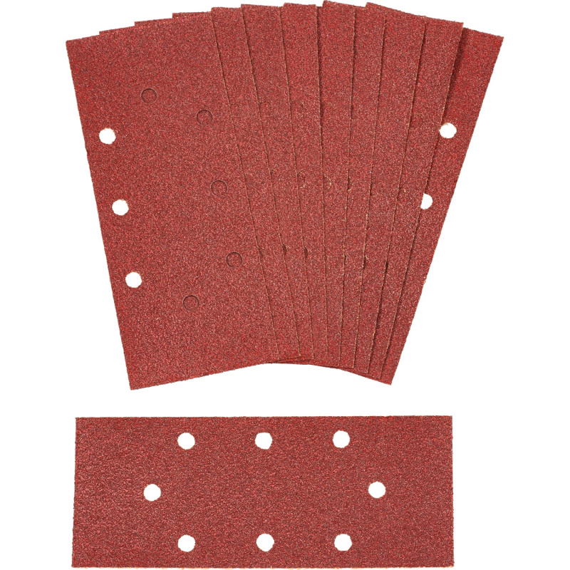 LUX Brusný papír Classic K180 uprostřed děrovaný, 10 ks, 93 x 230 mm