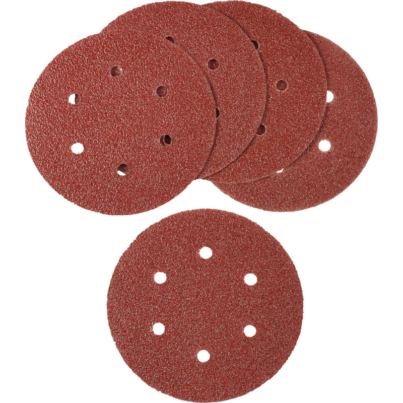 LUX Brusná podložka pro excentrické brusky K40 děrovaná, 5 ks, pr. 150 mm