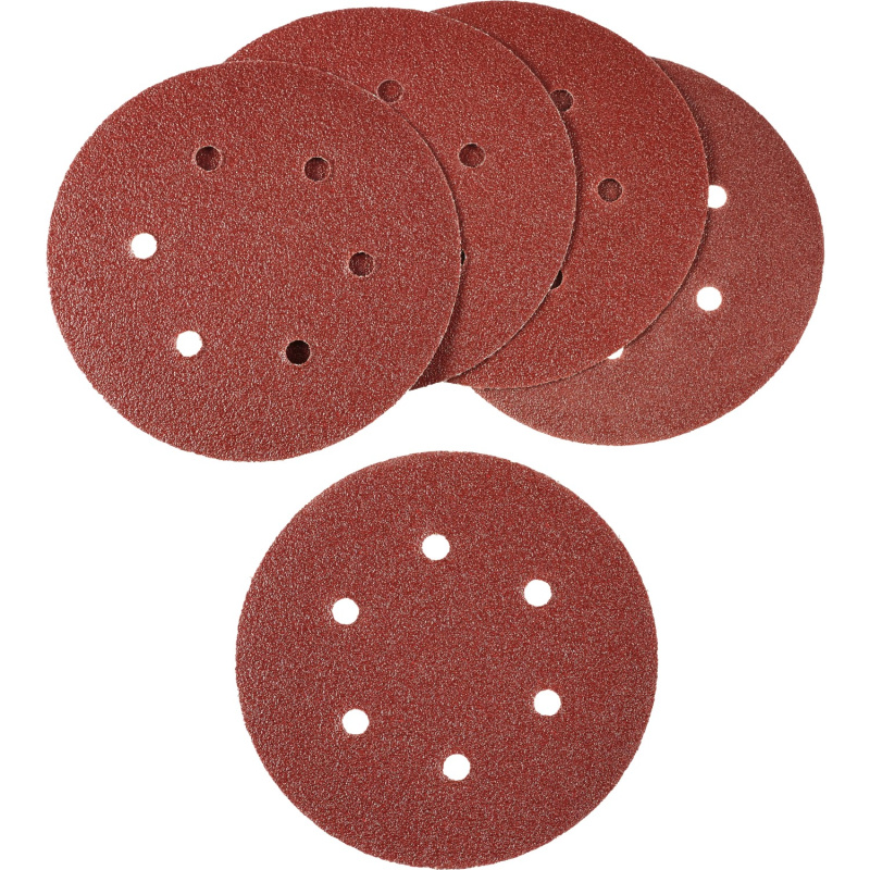 LUX Brusná podložka pro excentrické brusky K60 děrovaná, 5 ks, pr. 150 mm