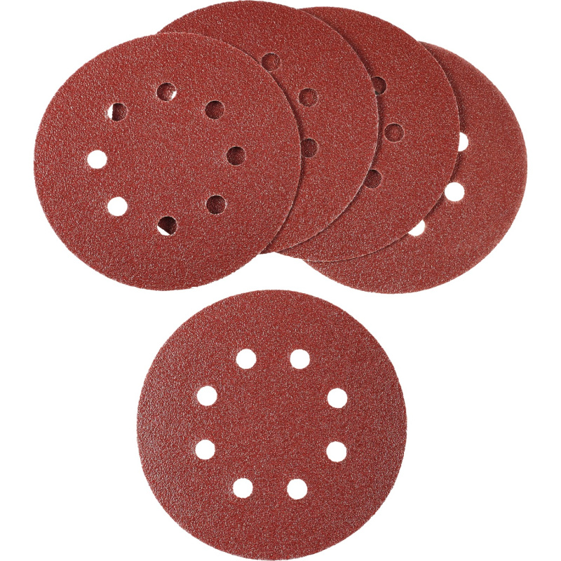 LUX Brusná podložka pro excentrické brusky K40 děrovaná, 5 ks, pr. 125 mm