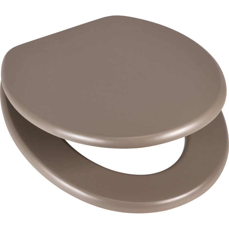 baliv WC záchodové prkénko Pollino bahenní hnědá s automatickým sklápěním