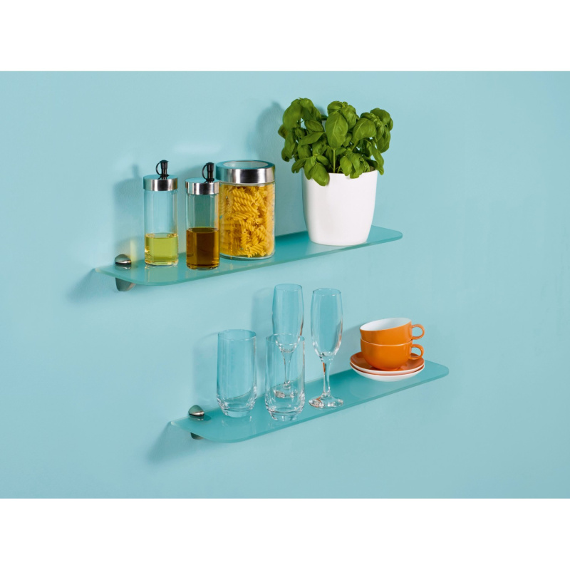 OBI Skleněná police Villar satinovaná 0,6 cm x 60 cm x 15 cm