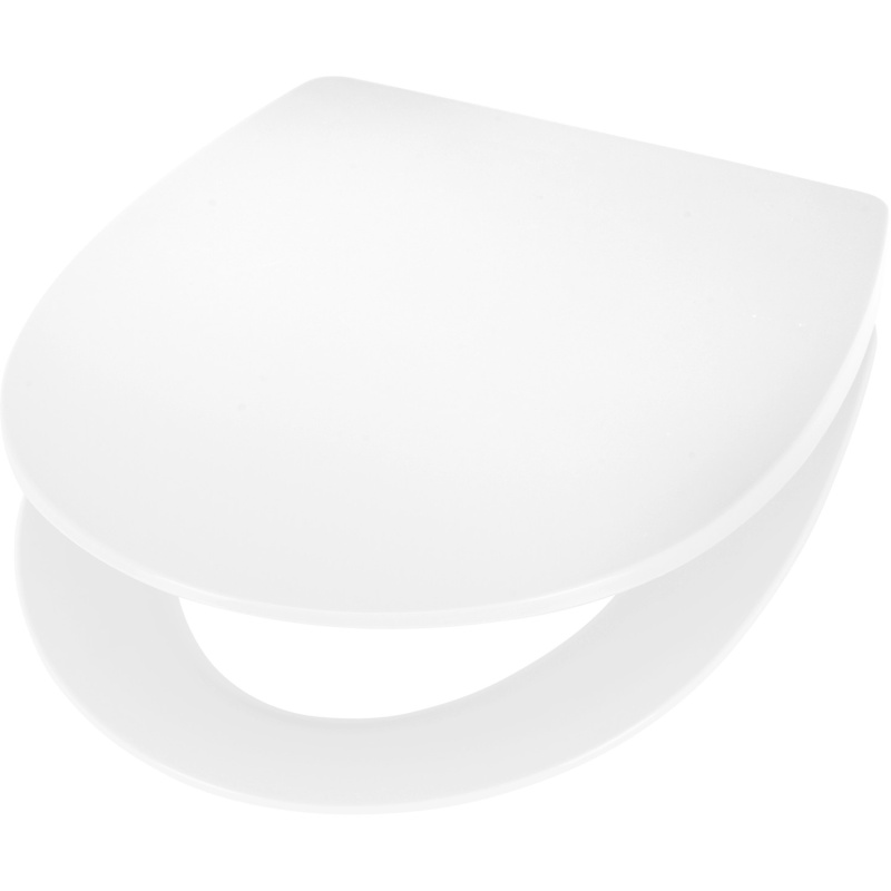 WC sedátko Cerro s pomalým sklápěním, polypropylen, bílá
