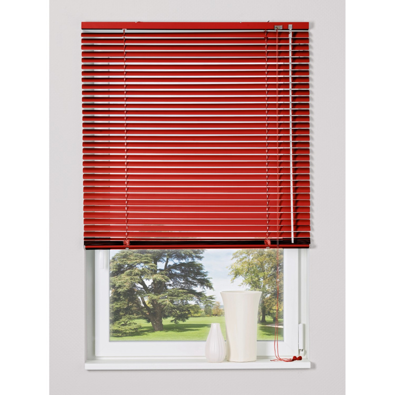 OBI Hliníková žaluzie Burgos 100 cm x 160 cm červená