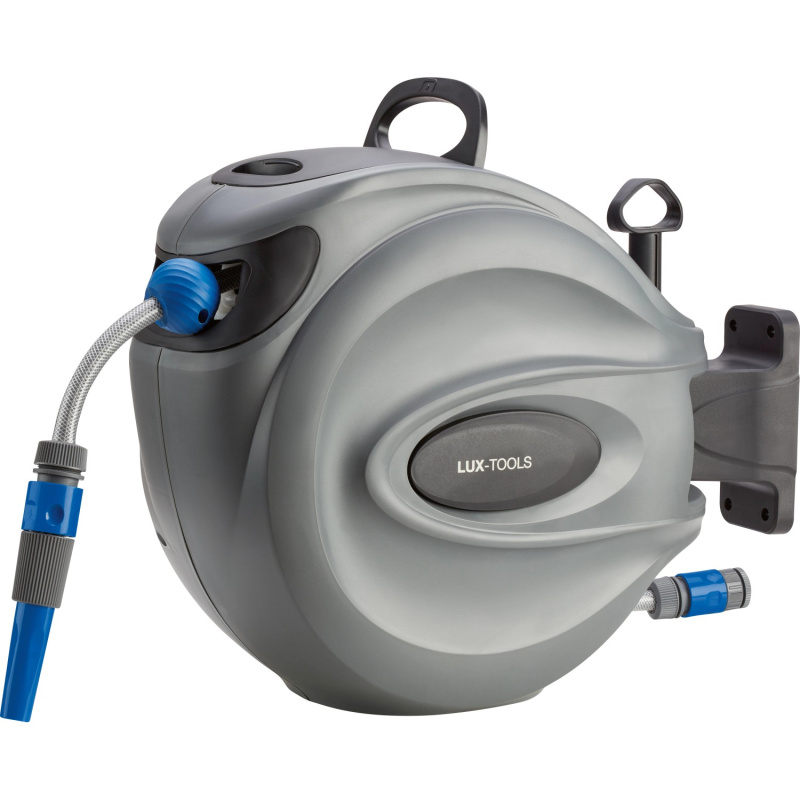 LUX-TOOLS Nástěnný box ASR-12 se samonavíjecí hadicí 13 mm (1/2") 12 m