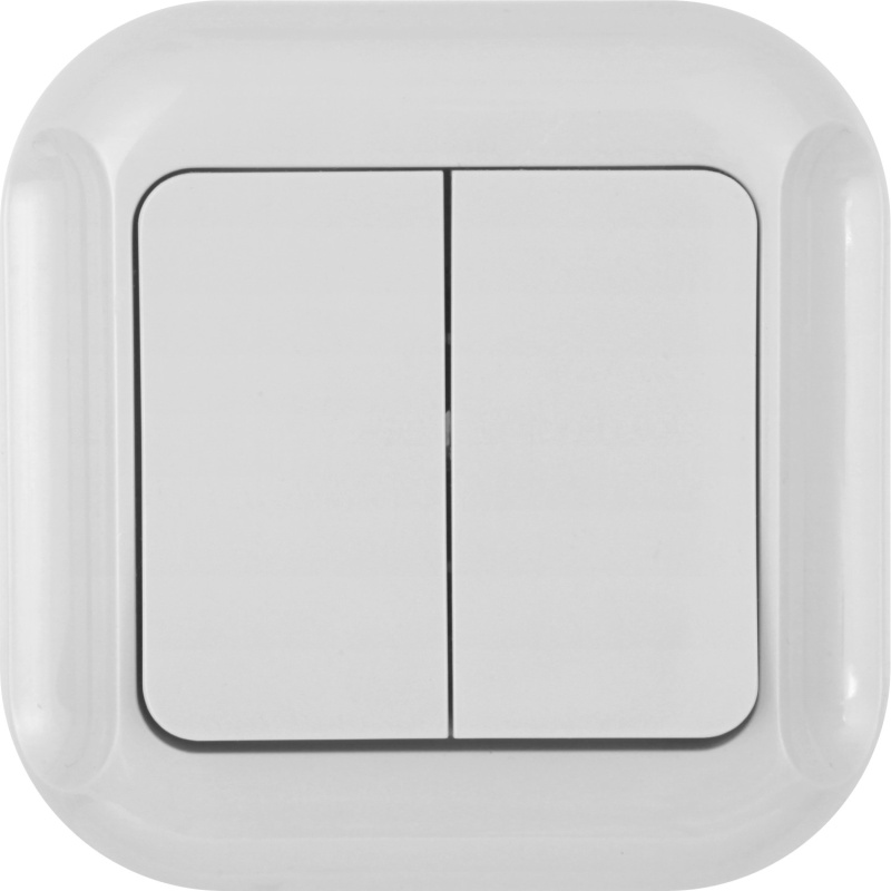 Topaz Sériový vypínač bílý