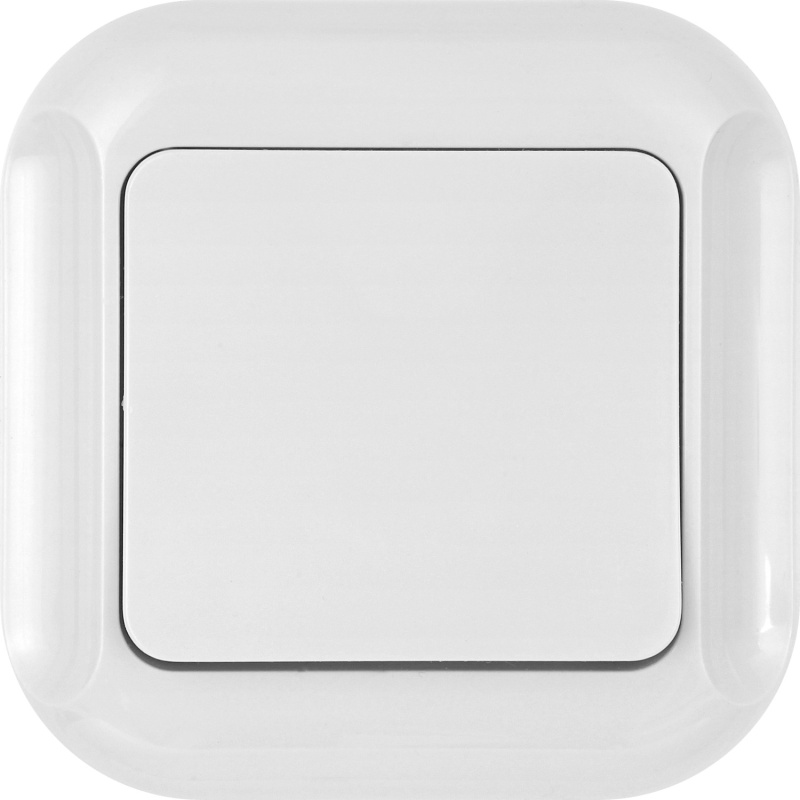 Topaz Tlačítko bílé