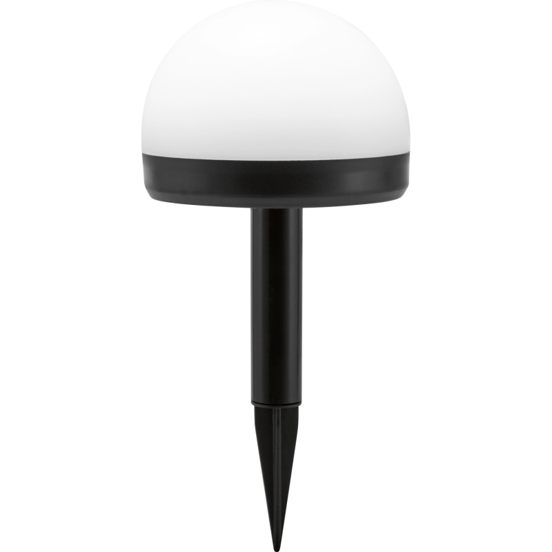 Solární zápustné LED svítidlo do země Sisto, IP44, pr. 10 cm, 4 ks