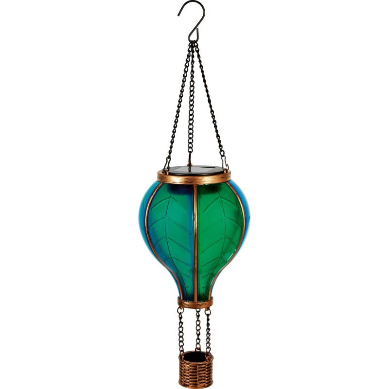 Dekorativní solární LED svítidlo Palloni horkovzdušný balon, pr. 11 x 36 cm, 2ks