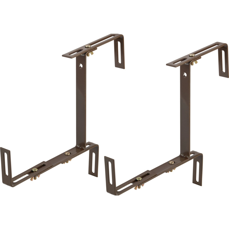 OBI Držák balkónového truhlíku nastavitelný ve 3 směrech hnědý