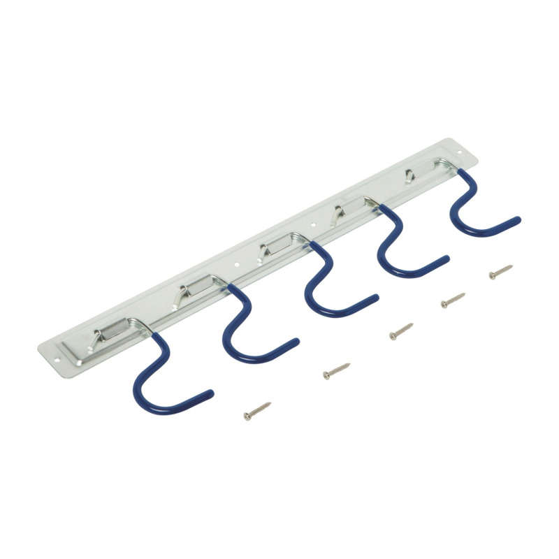 LUX Lišta na nářadí 43 cm s 5 háčky