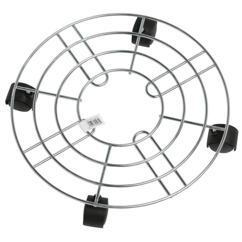 OBI Vozík pod květináč kulatý kovový průměr 35 cm