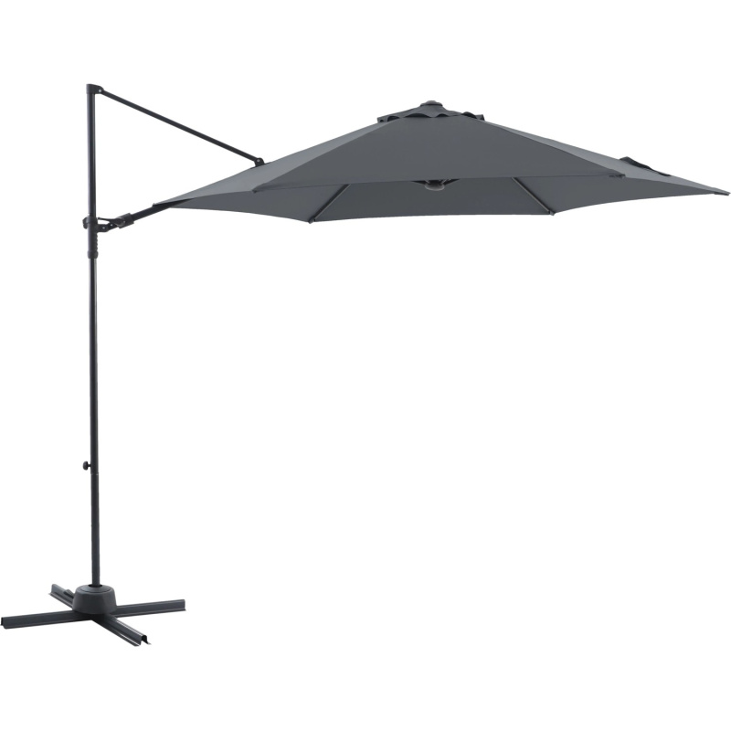 Závěsný slunečník Bayview antracitový pr. 300 cm