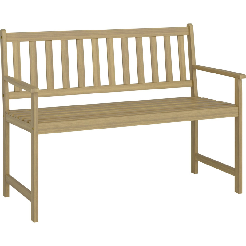 Zahradní lavice Kentwood akátové dřevo/týk 85 x 115 x 58 cm